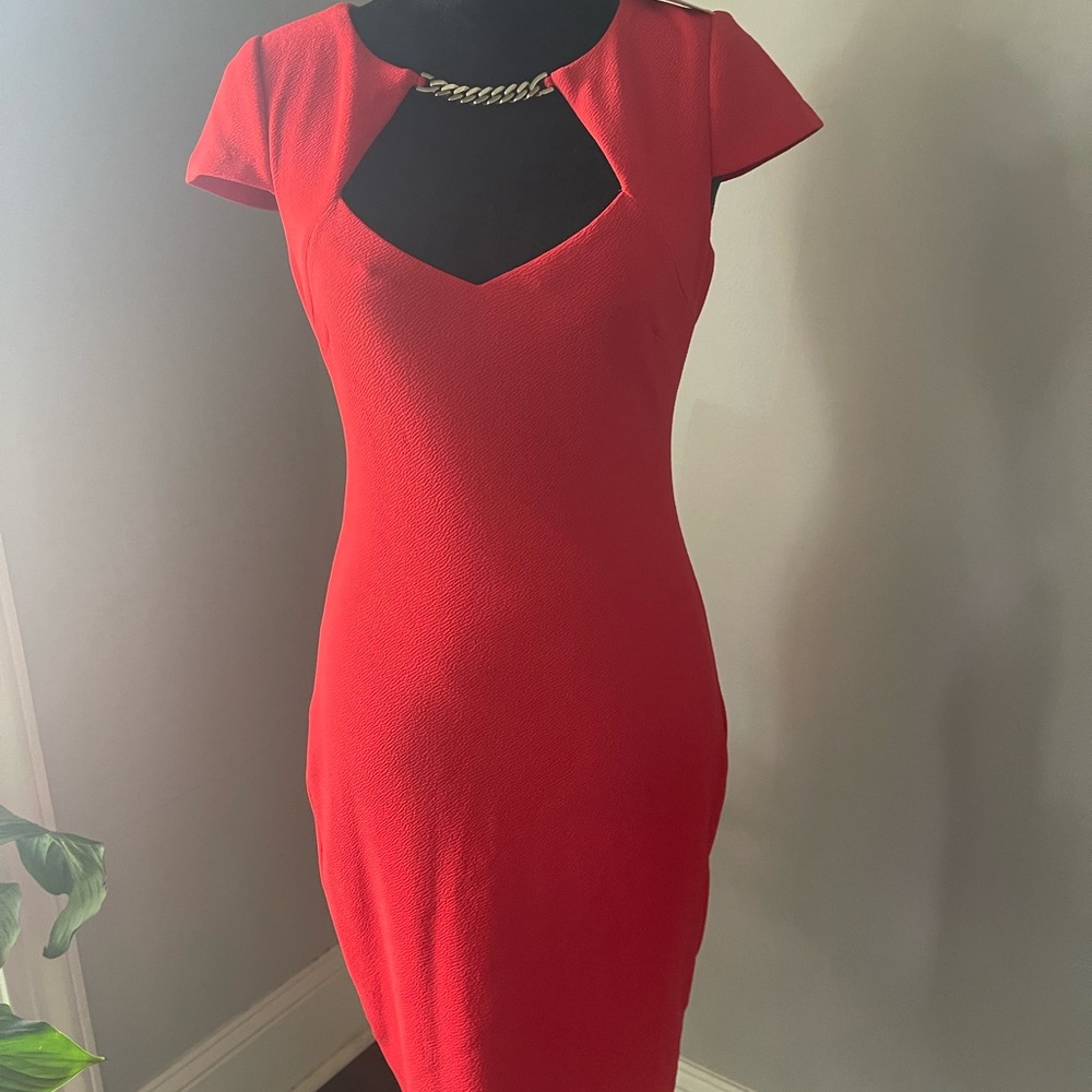 Jessica Simpson red cocktail dress new with tags.